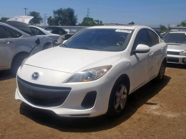 JM1BL1VP0D1797894 - 2013 MAZDA 3 I WHITE photo 2