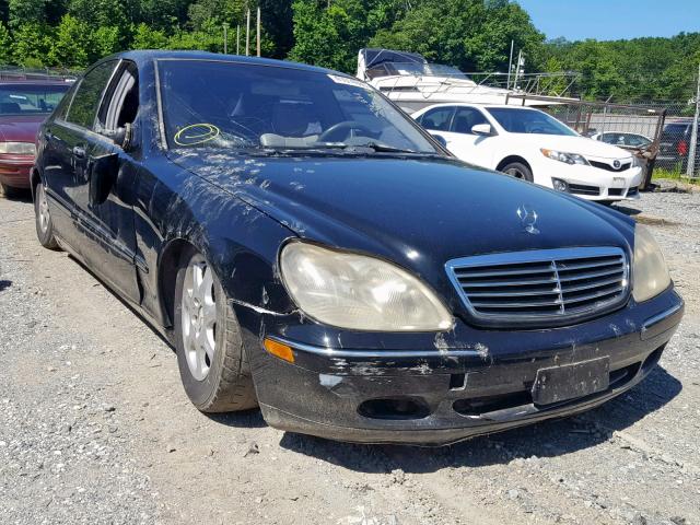 WDBNG75J21A143943 - 2001 MERCEDES-BENZ S 500 BLACK photo 1