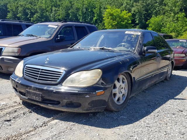 WDBNG75J21A143943 - 2001 MERCEDES-BENZ S 500 BLACK photo 2