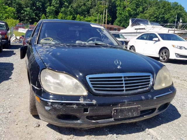 WDBNG75J21A143943 - 2001 MERCEDES-BENZ S 500 BLACK photo 9