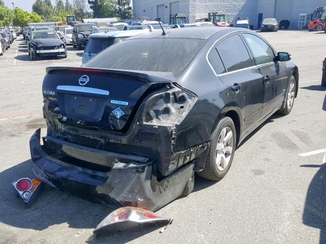 1N4CL21E78C250989 - 2008 NISSAN ALTIMA HYB BLACK photo 4