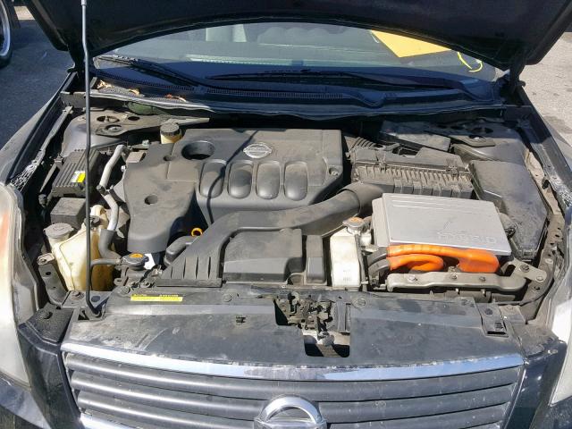 1N4CL21E78C250989 - 2008 NISSAN ALTIMA HYB BLACK photo 7