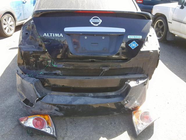 1N4CL21E78C250989 - 2008 NISSAN ALTIMA HYB BLACK photo 9