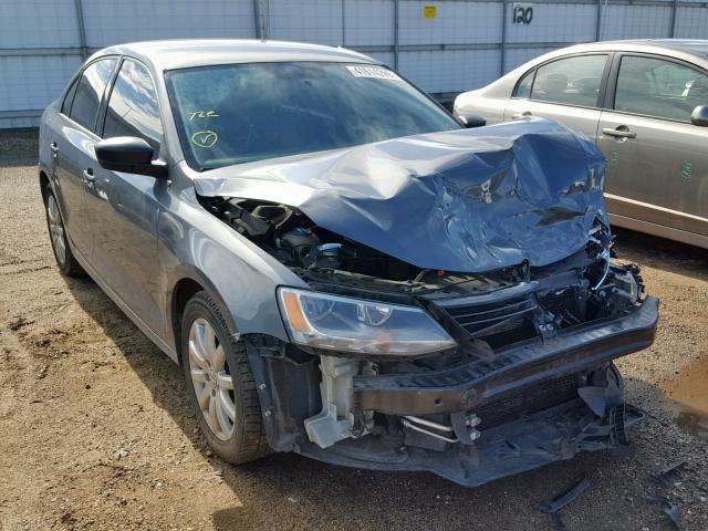 3VW2K7AJ1BM053158 - 2011 VOLKSWAGEN JETTA BASE GRAY photo 1