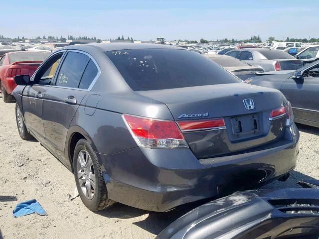 1HGCP2F41CA026184 - 2012 HONDA ACCORD LXP GRAY photo 3