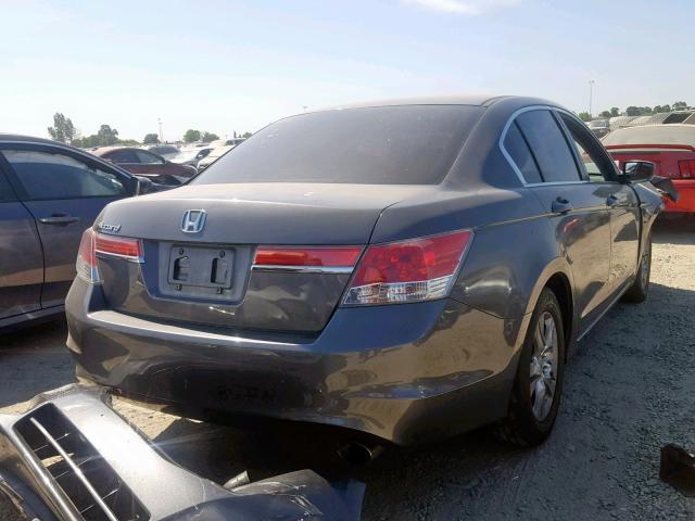 1HGCP2F41CA026184 - 2012 HONDA ACCORD LXP GRAY photo 4