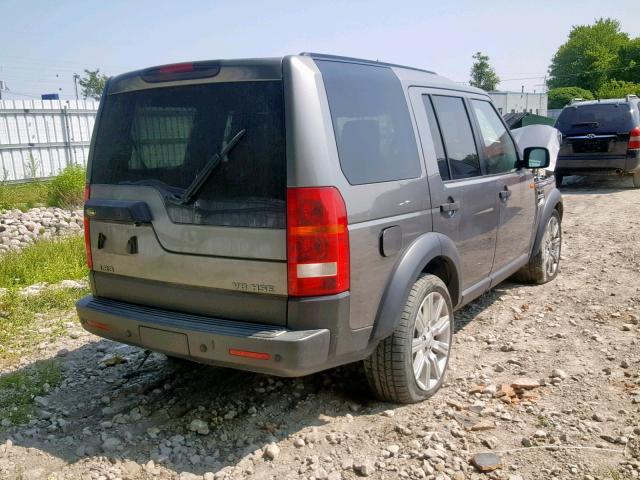 SALAG25418A486792 - 2008 LAND ROVER LR3 HSE GRAY photo 4