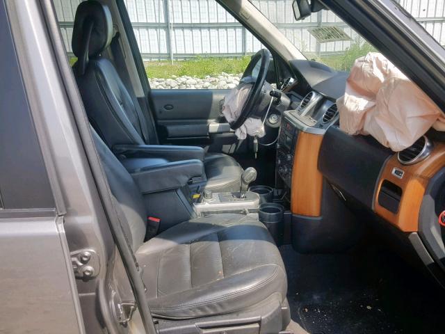 SALAG25418A486792 - 2008 LAND ROVER LR3 HSE GRAY photo 5