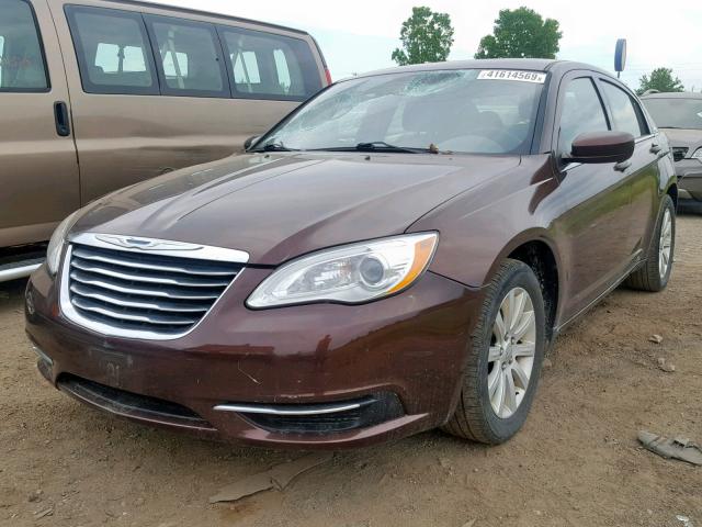 1C3CCBBB6CN277987 - 2012 CHRYSLER 200 TOURIN BROWN photo 2