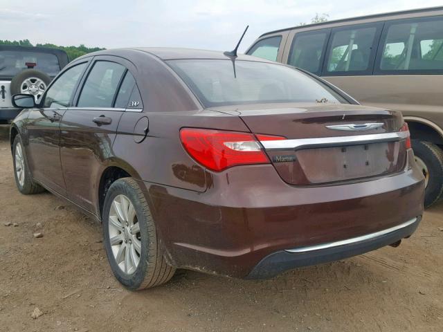 1C3CCBBB6CN277987 - 2012 CHRYSLER 200 TOURIN BROWN photo 3