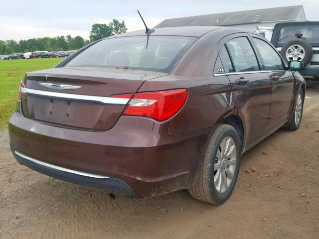 1C3CCBBB6CN277987 - 2012 CHRYSLER 200 TOURIN BROWN photo 4