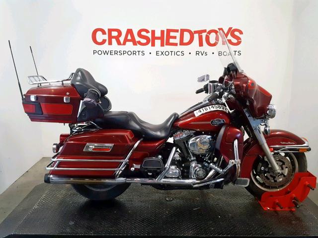 1HD1FC4148Y681928 - 2008 HARLEY-DAVIDSON FLHTCUI MAROON photo 1
