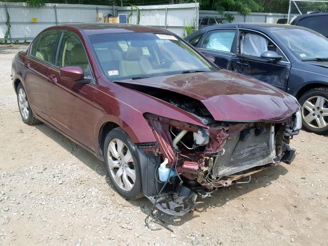 1HGCP2F86AA014922 - 2010 HONDA ACCORD EXL BURGUNDY photo 1