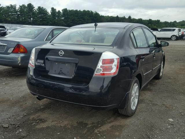 3N1AB61E78L619658 - 2008 NISSAN SENTRA 2.0 BLACK photo 4