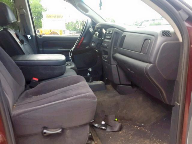 3D7KU28D93G785690 - 2003 DODGE RAM 2500 S მუქწითელი ფოტო 5