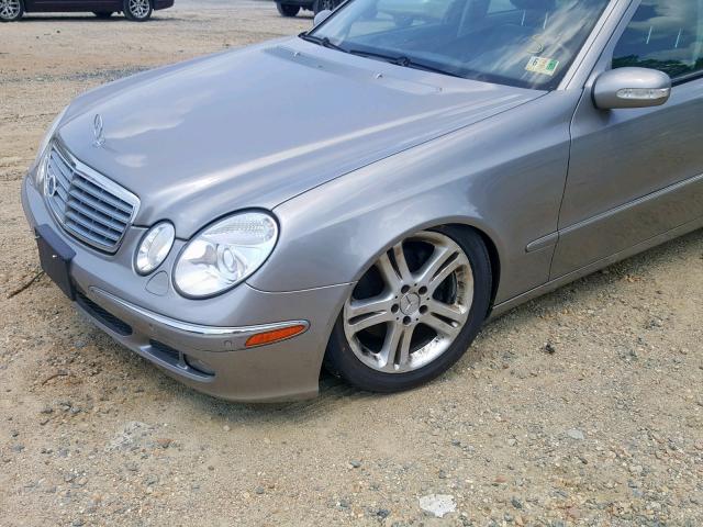 WDBUF87J56X193368 - 2006 MERCEDES-BENZ E 350 4MAT SILVER photo 9