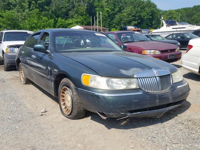 1LNHM81W41Y719341 - 2001 LINCOLN TOWN CAR E GREEN photo 1