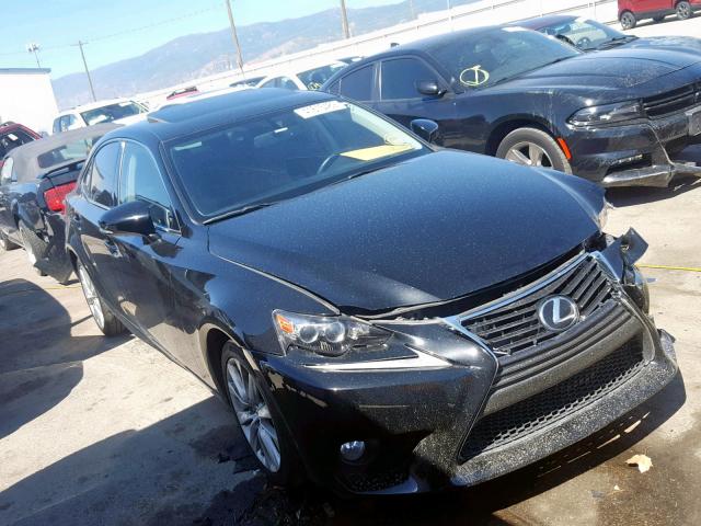 JTHCF1D20E5014616 - 2014 LEXUS IS 250 BLACK photo 1