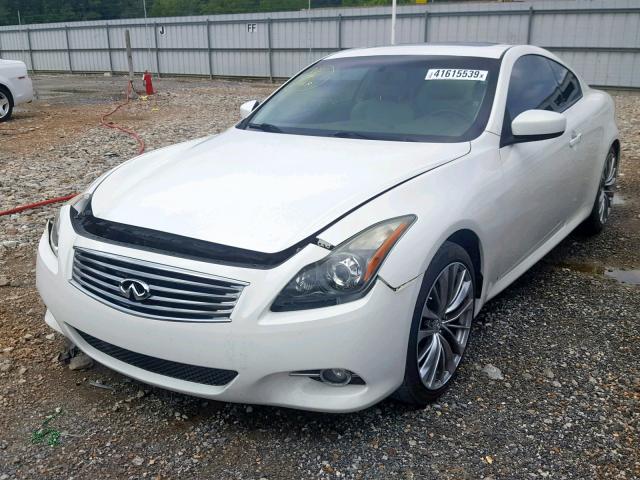 JN1CV6EK8CM421539 - 2012 INFINITI G37 BASE WHITE photo 2