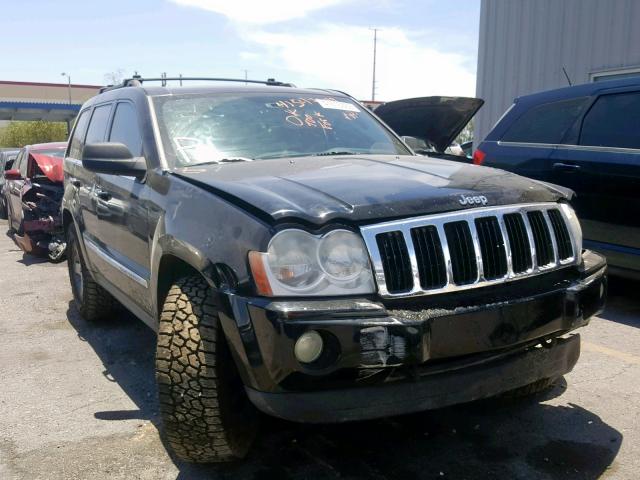 1J4HR58245C697801 - 2005 JEEP GRAND CHER BLACK photo 1