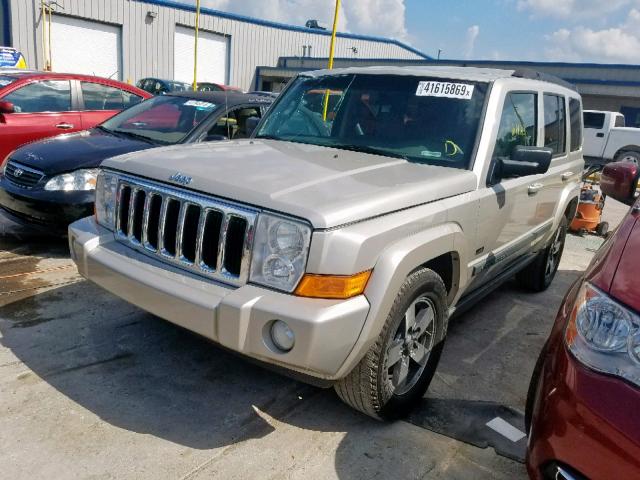 1J8HH48N48C182145 - 2008 JEEP COMMANDER BEIGE photo 2