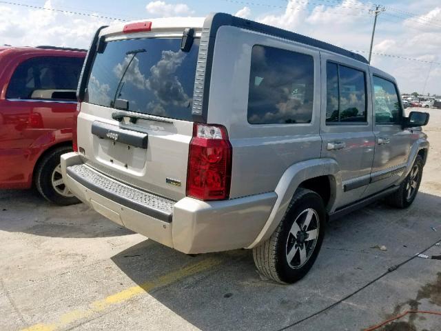 1J8HH48N48C182145 - 2008 JEEP COMMANDER BEIGE photo 4