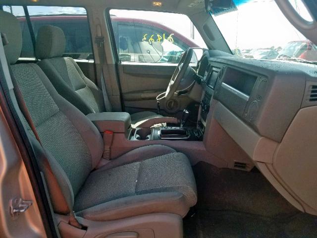 1J8HH48N48C182145 - 2008 JEEP COMMANDER BEIGE photo 5