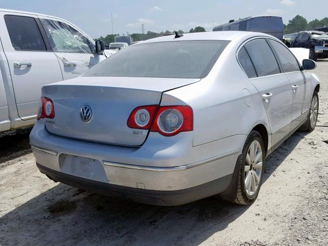 WVWJK7AN4AE121586 - 2010 VOLKSWAGEN PASSAT KOM SILVER photo 4