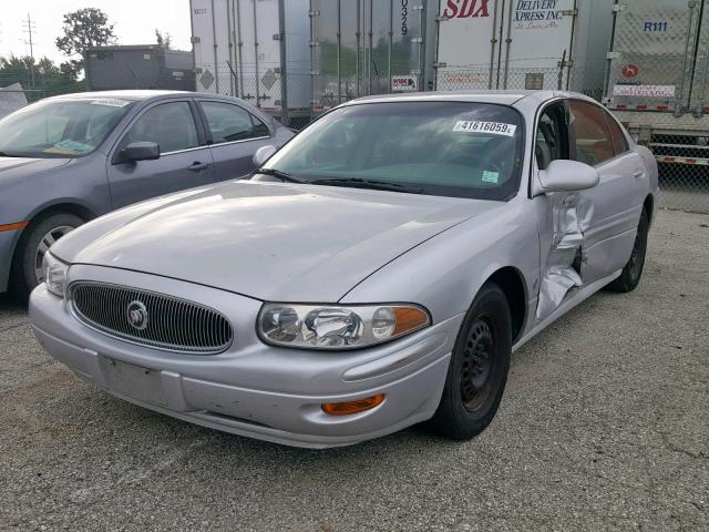 1G4HP52K634188896 - 2003 BUICK LESABRE CU SILVER photo 2