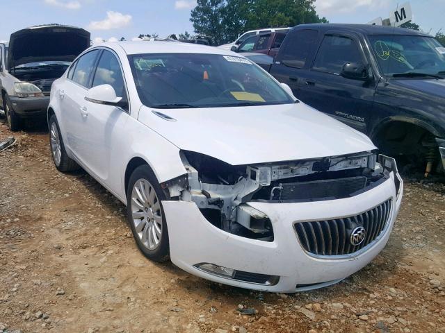 2G4GR5EK6C9159638 - 2012 BUICK REGAL WHITE photo 1