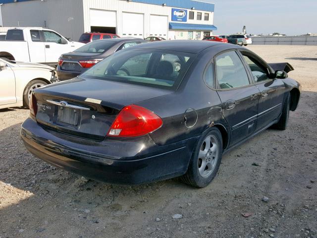 1FAFP55203G135722 - 2003 FORD TAURUS SES BLACK photo 4