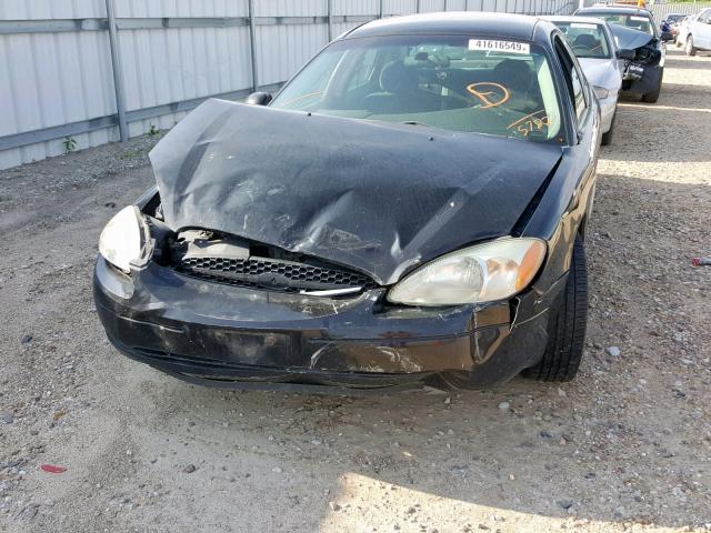 1FAFP55203G135722 - 2003 FORD TAURUS SES BLACK photo 9