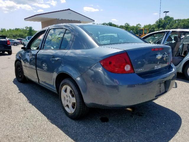 1G1AK52F657628231 - 2005 CHEVROLET COBALT GRAY photo 3