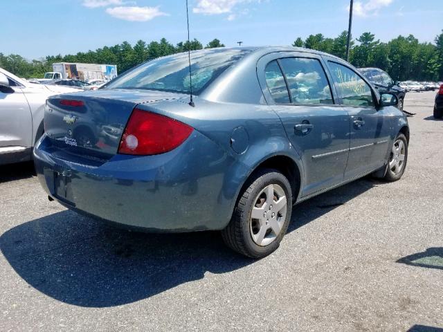 1G1AK52F657628231 - 2005 CHEVROLET COBALT GRAY photo 4