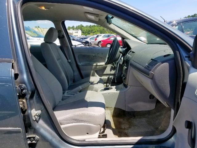 1G1AK52F657628231 - 2005 CHEVROLET COBALT GRAY photo 5