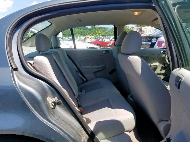 1G1AK52F657628231 - 2005 CHEVROLET COBALT GRAY photo 6