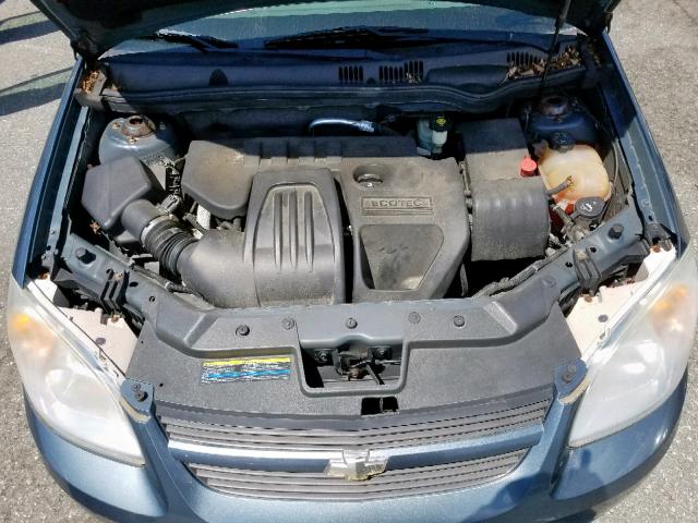 1G1AK52F657628231 - 2005 CHEVROLET COBALT GRAY photo 7