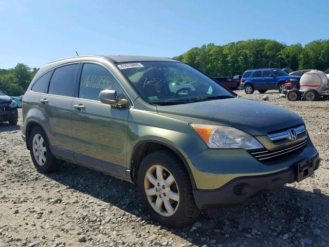 JHLRE48747C055838 - 2007 HONDA CR-V EXL GREEN photo 1