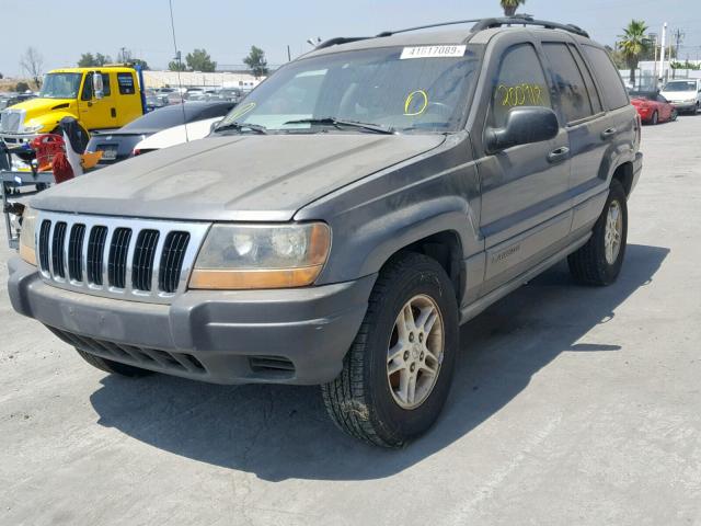 1J4G248N0YC253436 - 2000 JEEP GRAND CHER GRAY photo 2