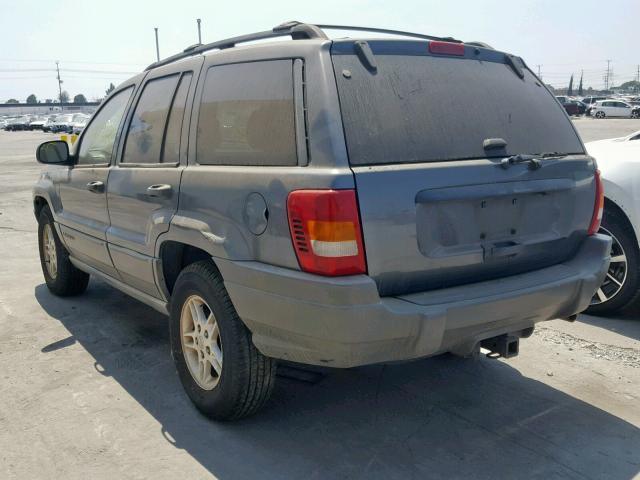 1J4G248N0YC253436 - 2000 JEEP GRAND CHER GRAY photo 3