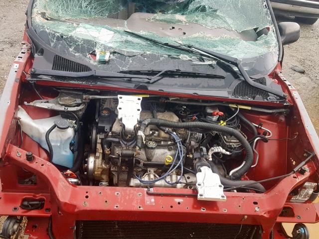 1GMDX03E31D244400 - 2001 PONTIAC MONTANA RED photo 7