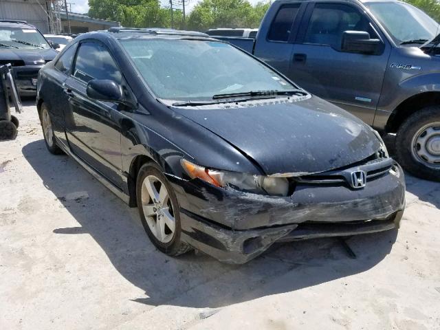 2HGFG118X8H505441 - 2008 HONDA CIVIC EX BLACK photo 1