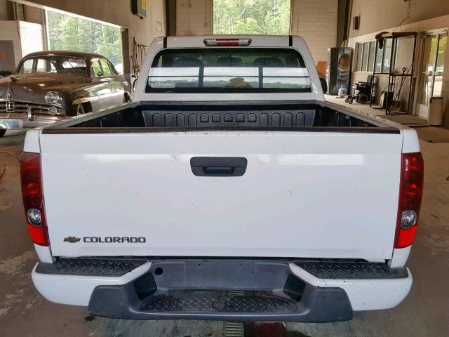 1GCCS149698118655 - 2009 CHEVROLET COLORADO WHITE photo 6