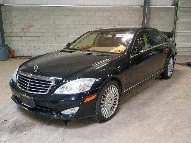 WDDNG71XX7A060142 - 2007 MERCEDES-BENZ S 550 BLACK photo 2