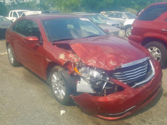 1C3CCBAB6CN152781 - 2012 CHRYSLER 200 LX RED photo 1