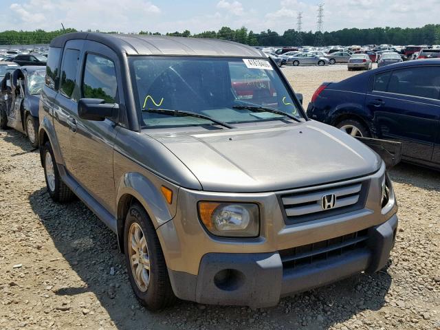 5J6YH28778L017424 - 2008 HONDA ELEMENT EX GRAY photo 1