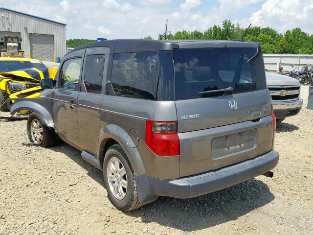 5J6YH28778L017424 - 2008 HONDA ELEMENT EX GRAY photo 3