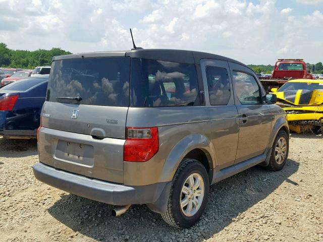 5J6YH28778L017424 - 2008 HONDA ELEMENT EX GRAY photo 4