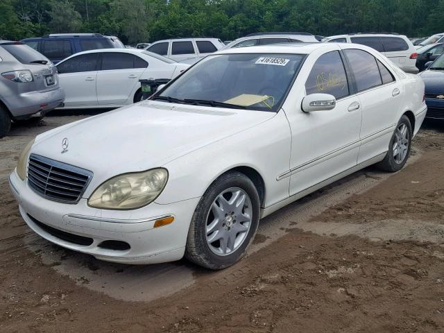 WDBNF67J36A472359 - 2006 MERCEDES-BENZ S 350 WHITE photo 2