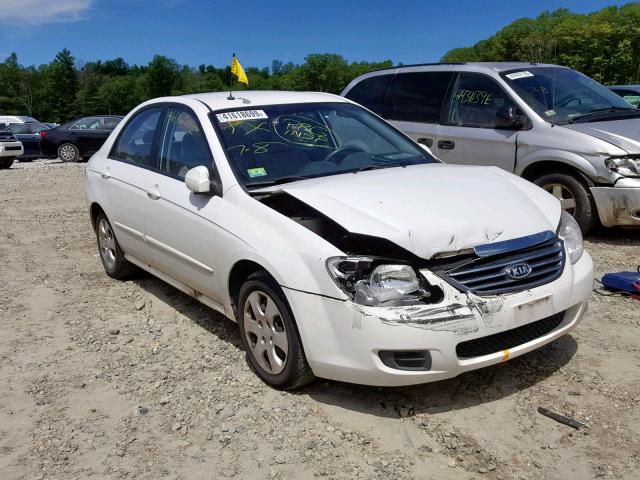 KNAFE122485539149 - 2008 KIA SPECTRA EX WHITE photo 1